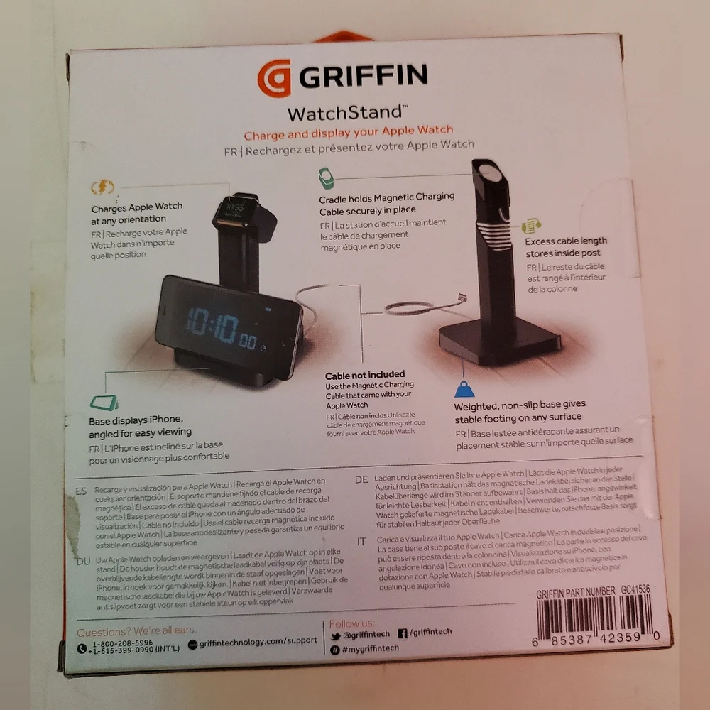 New Griffin WatchStand Charging Dock for Apple Watch/Sport/Edition